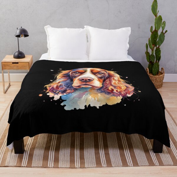 Item preview, Cute Cocker Spaniel – Colorful Spaniel Dog Portrait designed and sold by Silaris Designs.