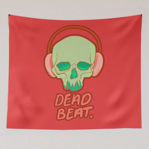 Item preview, Dead Beat Skull Lettering designed and sold by ulalalol.