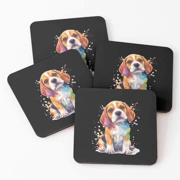 Item preview, Cute Beagle Dog – Colorful Beagle Puppy Art designed and sold by Silaris Designs.