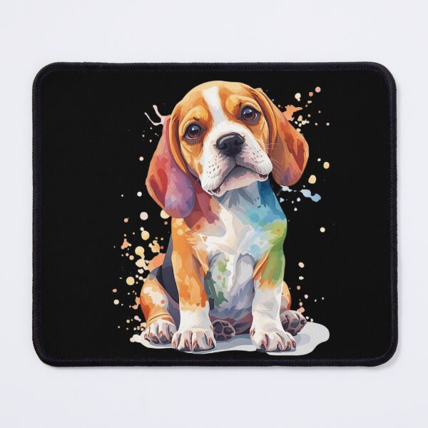 Item preview, Cute Beagle Dog – Colorful Beagle Puppy Art designed and sold by Silaris Designs.