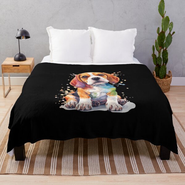 Item preview, Cute Beagle Dog – Colorful Beagle Puppy Art designed and sold by Silaris Designs.