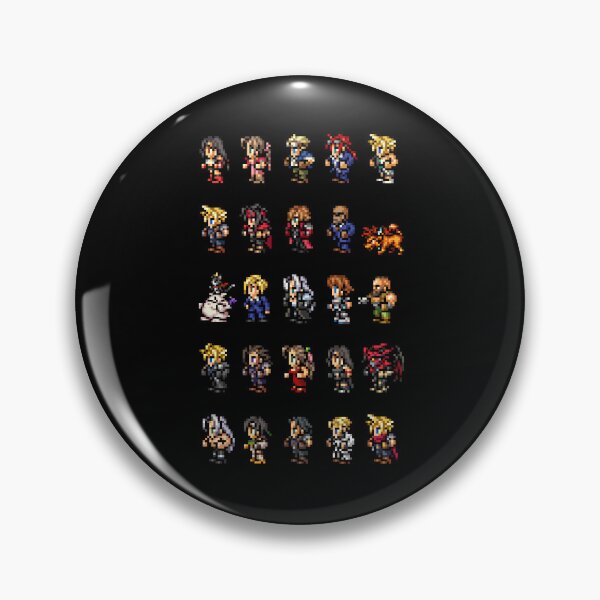 Item preview, Final Fantasy VII - Sprite Characters designed and sold by ZeWissou.