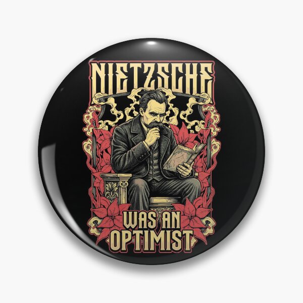 Item preview, Friedrich Nietzsche Was An Optimist Funny Vintage Philosophy designed and sold by GrandeDuc.