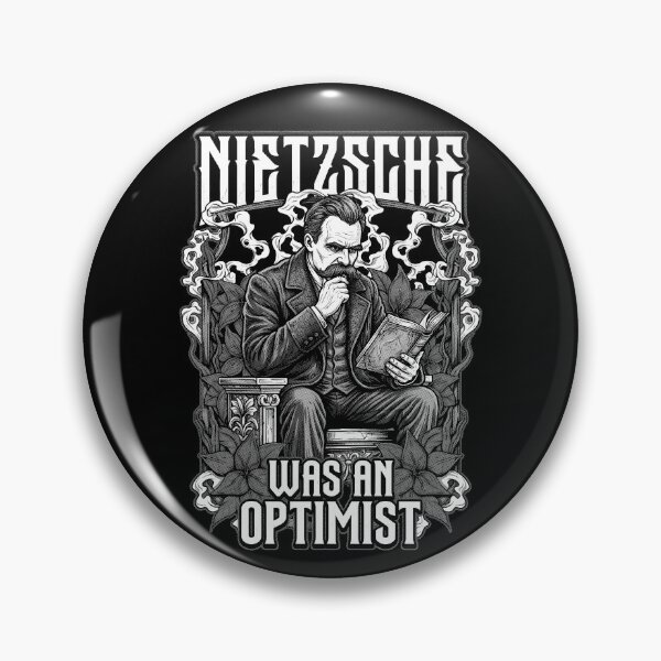 Item preview, Friedrich Nietzsche Was An Optimist Funny Vintage Philosophy designed and sold by GrandeDuc.
