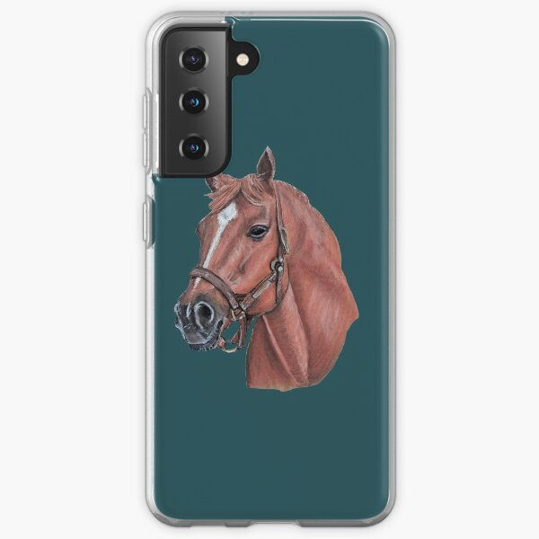 "Big Red" Secretariat, Race Horse Samsung Galaxy Soft Case