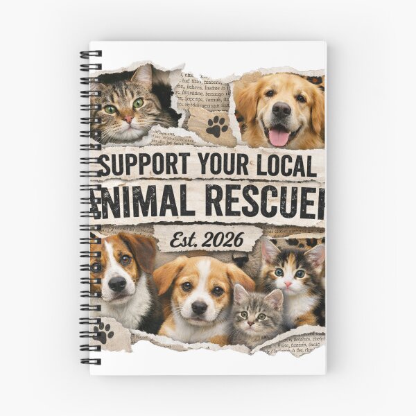 Item preview, Support Your Local Animal Rescuer designed and sold by taylortails.