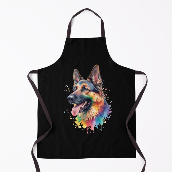 Item preview, German Shepherd Dog – Colorful Shepherd Portrait Art designed and sold by Silaris Designs.