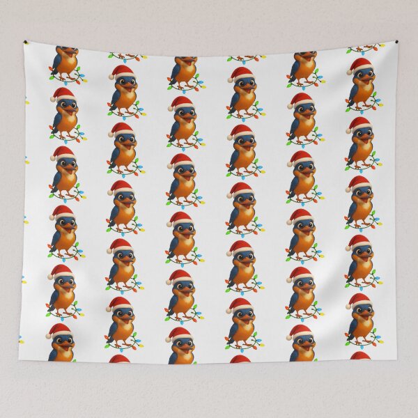 Item preview, Christmas Kingfisher  designed and sold by Sillytoe.