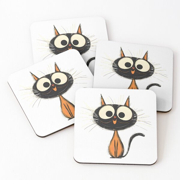 Item preview,  Happy Funny Cat designed and sold by Retro Whimsy.