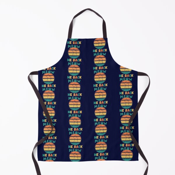 Item preview, Meow Me Back Retro Sunset Cat Illustration designed and sold by CamilasPrints.