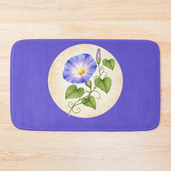Item preview, Morning Glory Grace – Climbing Vine Floral Circle Portrait designed and sold by TheJoyfulPen.