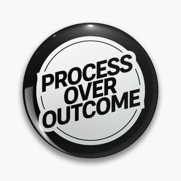 Item preview, Process Over Outcome Minimalist Motivation Quote Design for Discipline Mindset designed and sold by AXIS-EQUILIBRIO.