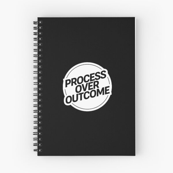 Item preview, Process Over Outcome Minimalist Motivation Quote Design for Discipline Mindset designed and sold by AXIS-EQUILIBRIO.