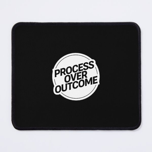 Item preview, Process Over Outcome Minimalist Motivation Quote Design for Discipline Mindset designed and sold by AXIS-EQUILIBRIO.