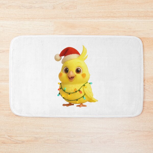 Item preview, Christmas Lutino Cockatiel designed and sold by Sillytoe.