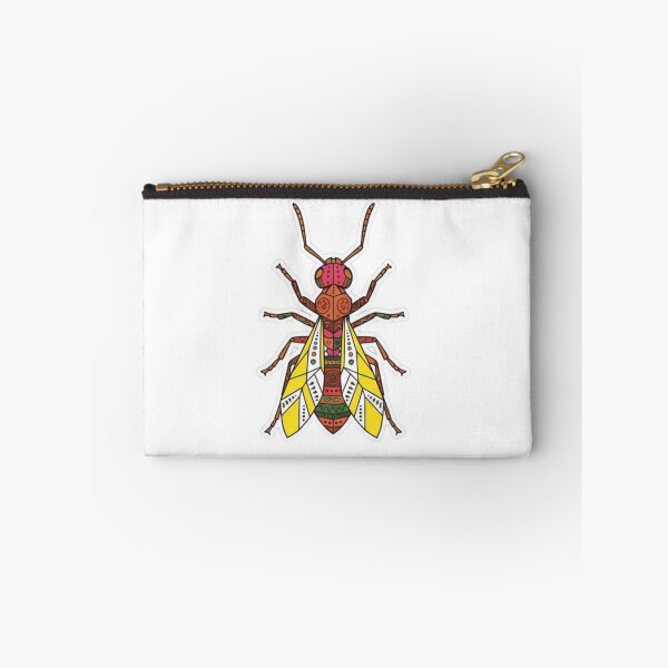 Item preview, Ethnic Tribal Wasp – Geometric Insect Sticker for Boho Art Lovers designed and sold by bsbd-action.