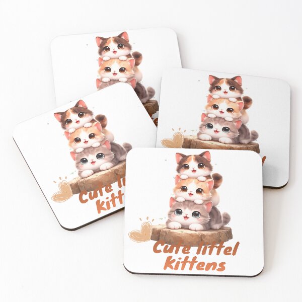 Aperçu de l'œuvre Adorables chatons empilés créée et vendue par Creativemery26.