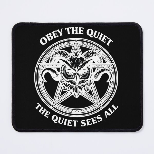 Item preview, Order of the Quiet – Occult Owl Ram Pentagram designed and sold by dragonmotor7.