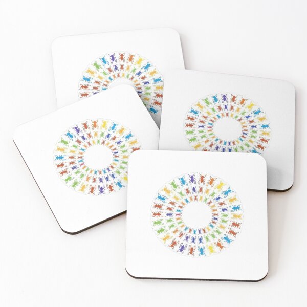 Item preview, Ant Mandala in a Circle – Symmetrical Design for Geometry Fans designed and sold by bsbd-action.