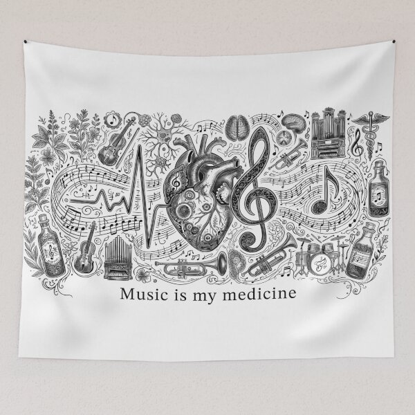 Item preview, Harmonious Fusion of Music and Healing Arts designed and sold by Senorona.