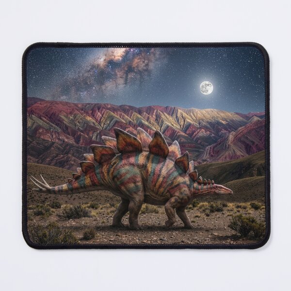 Item preview, Stegosaurus Near Hill of Seven Colors in Purmamarca designed and sold by Tridentulus.