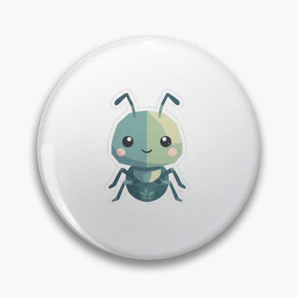 Item preview, Kawaii Pastel Green Ant – Adorable Gift for Bug Lovers designed and sold by bsbd-action.