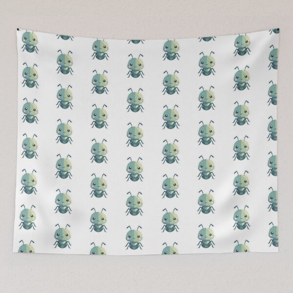 Item preview, Kawaii Pastel Green Ant – Adorable Gift for Bug Lovers designed and sold by bsbd-action.