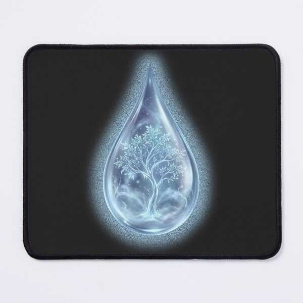 Item preview, Printer Drop Forest – Glowing Tree in Waterdrop designed and sold by Herzbaumatelier.