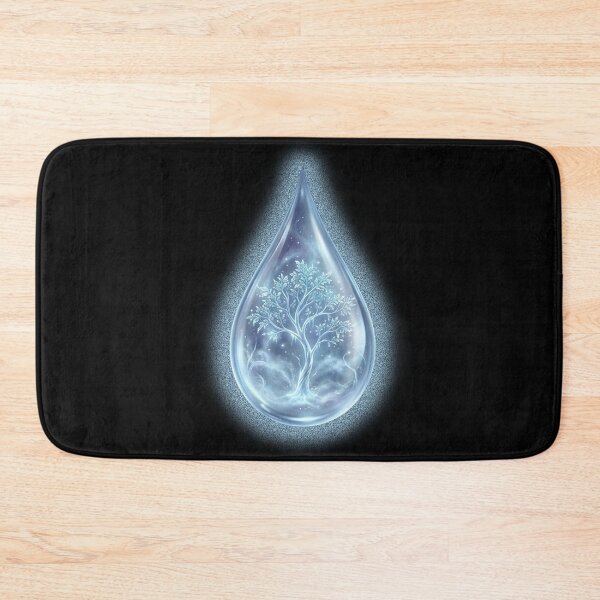Item preview, Printer Drop Forest – Glowing Tree in Waterdrop designed and sold by Herzbaumatelier.