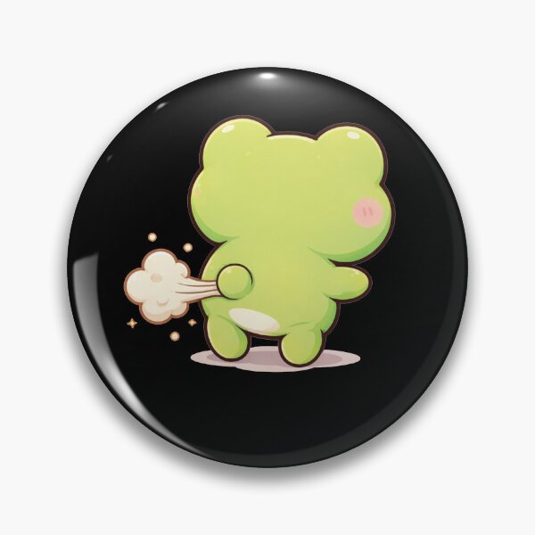 Item preview, Cute frog farting designed and sold by franky-and-art.