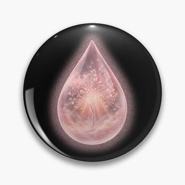 Item preview, Printer Drop Forest – Rosé Energy Drop designed and sold by Herzbaumatelier.