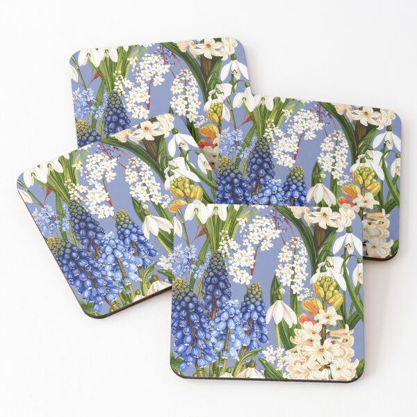 Item preview, Blue Hyacinth Spring Flowers Botanical Illustration designed and sold by Rutvain.