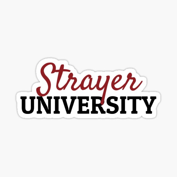 Strayer University Sticker
