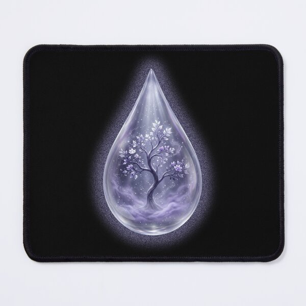 Item preview, Printer Drop Forest – Violet Blossom Drop designed and sold by Herzbaumatelier.