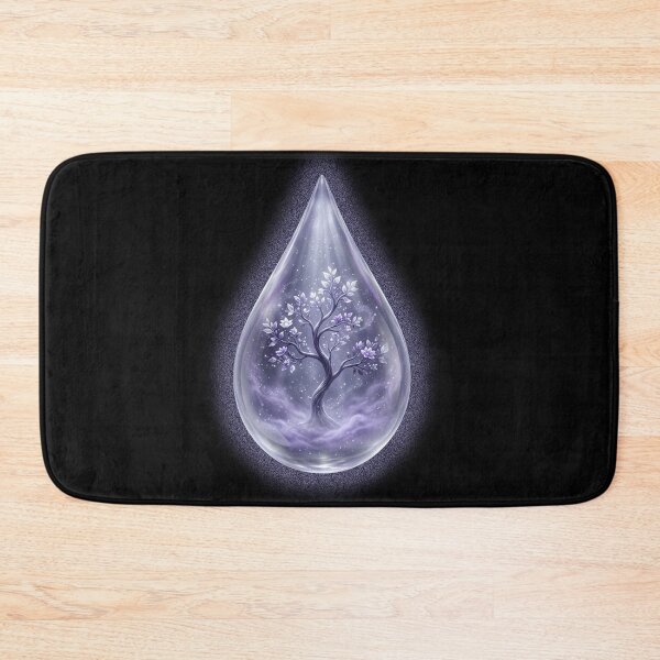 Item preview, Printer Drop Forest – Violet Blossom Drop designed and sold by Herzbaumatelier.