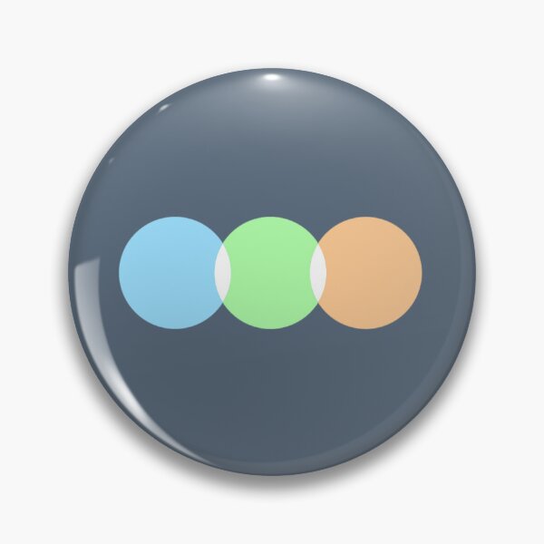 Item preview, letterboxd pastel orange green and blue circles  designed and sold by CoolKittyCat8.