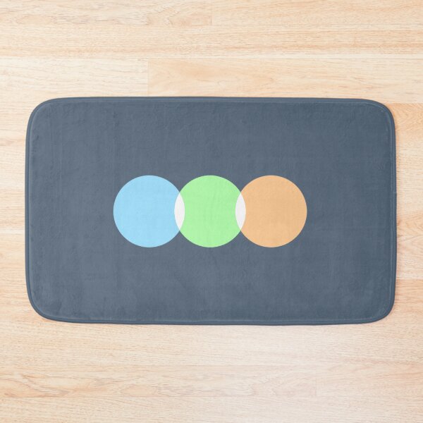 Item preview, letterboxd pastel orange green and blue circles  designed and sold by CoolKittyCat8.