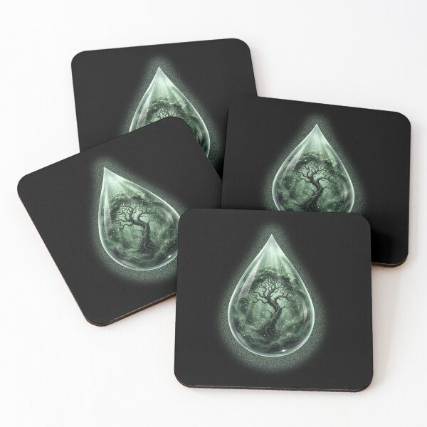 Item preview, Printer Drop Forest – Green Life Tree Drop designed and sold by Herzbaumatelier.