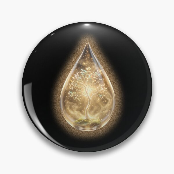 Item preview, Printer Drop Forest – Golden Light Tree Drop designed and sold by Herzbaumatelier.