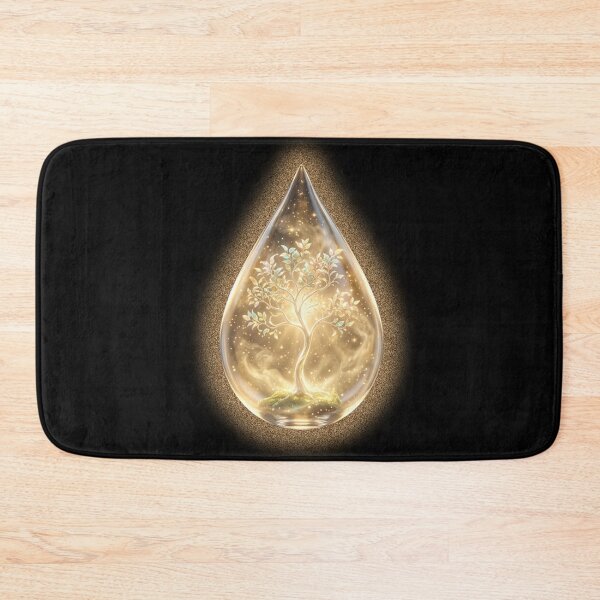 Item preview, Printer Drop Forest – Golden Light Tree Drop designed and sold by Herzbaumatelier.