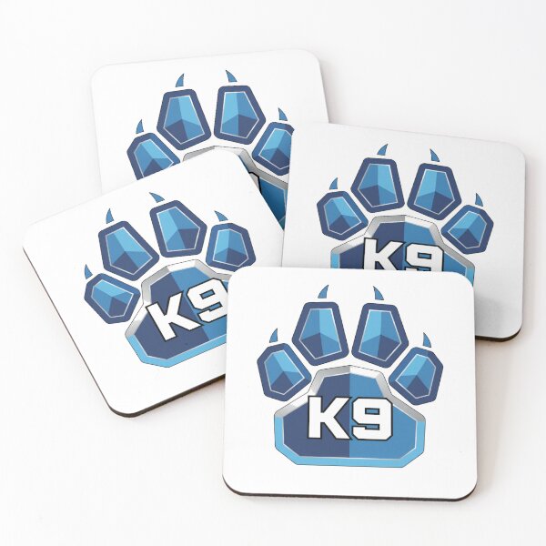 Item preview, Stylized K9 Paw Print Geometric Vector Art designed and sold by NatureUnleashed.