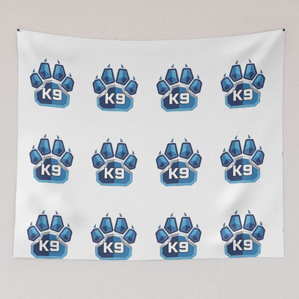 Item preview, Stylized K9 Paw Print Geometric Vector Art designed and sold by NatureUnleashed.