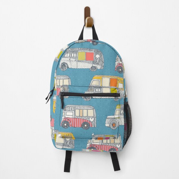 Item preview, ice cream trucks blue designed and sold by scrummy.