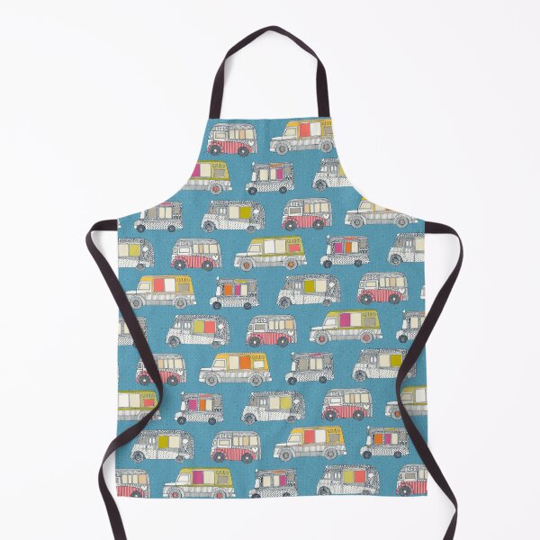 Item preview, ice cream trucks blue designed and sold by scrummy.