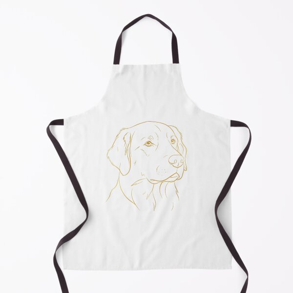Item preview, Elegant Golden Retriever Service Dog Line Art designed and sold by NatureUnleashed.