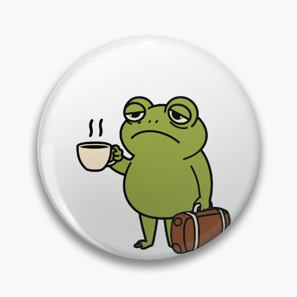 Item preview, Funny Frog “I’m Trying My Best” T-Shirt – Relatable Tired Frog Meme, Introvert Humor designed and sold by CalmMandala.
