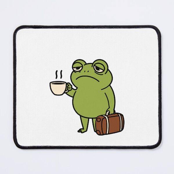 Item preview, Funny Frog “I’m Trying My Best” T-Shirt – Relatable Tired Frog Meme, Introvert Humor designed and sold by CalmMandala.