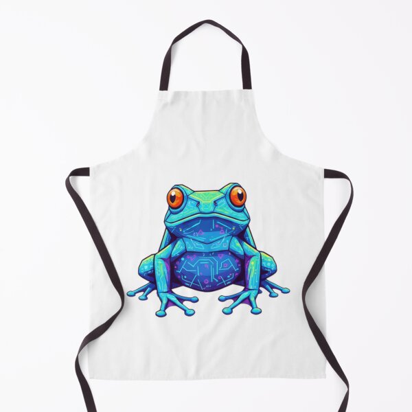 Item preview, Electric Frog Frontal – Striking Red-Eyed Design for Exotic Lovers designed and sold by bsbd-action.