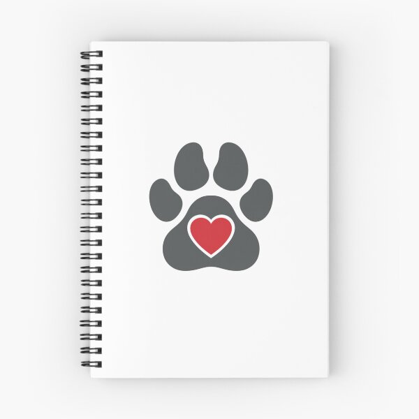 Item preview, Love My Service Dog Paw Print Heart designed and sold by NatureUnleashed.
