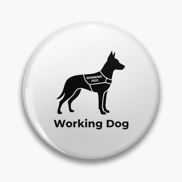 Item preview, Minimalist Working Dog Silhouette Design Art designed and sold by NatureUnleashed.